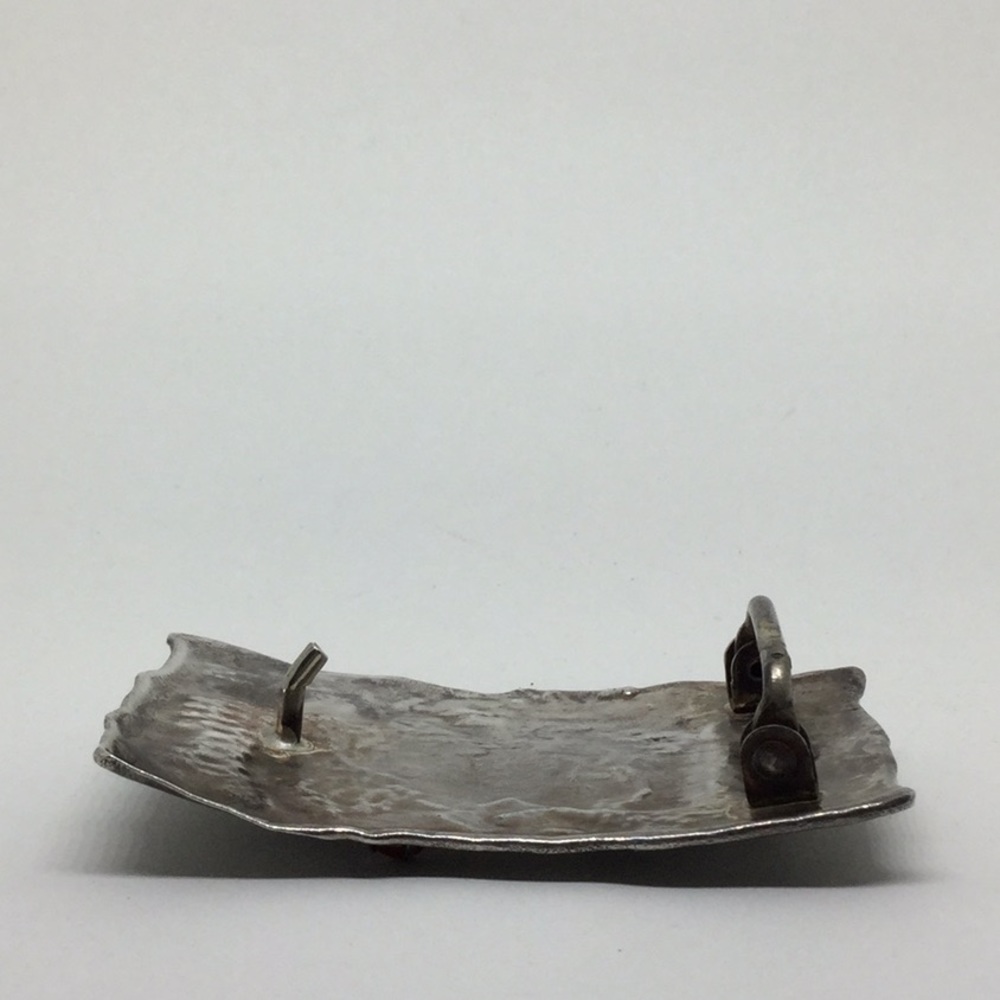SOLDSterling Artist Made One of a Kind Belt Buckle - Picture 7 of 8